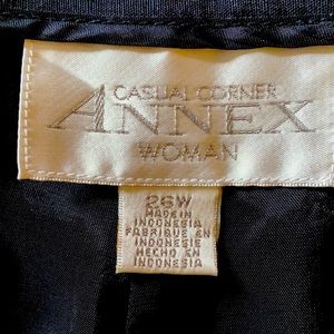 Black Linen/Rayon lined dressy pants